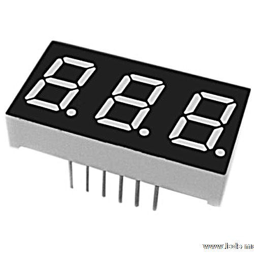 0.56" Triple Digit Numeric Displays