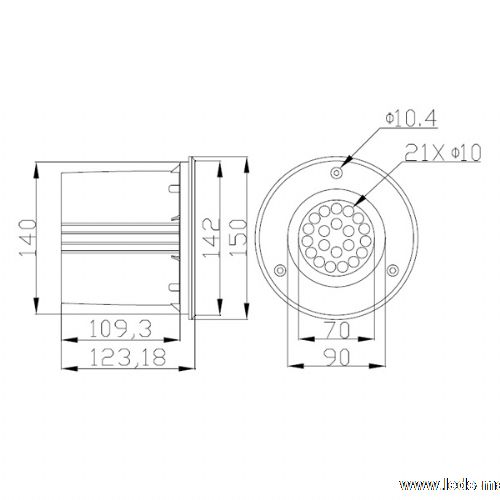 High efficient led Underground Light