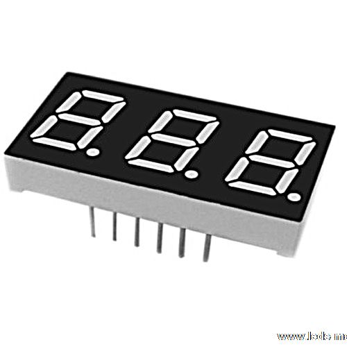 0.52" Triple Digit Numeric Displays