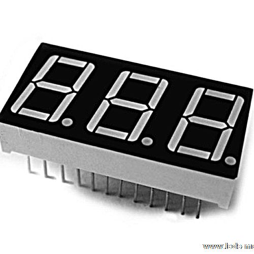 0.56" Triple Digit Numeric Displays