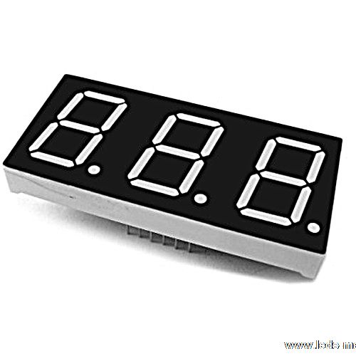 0.80" Triple Digit Numeric Displays