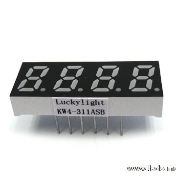 0.31" Quadruple Digit Numeric Displays