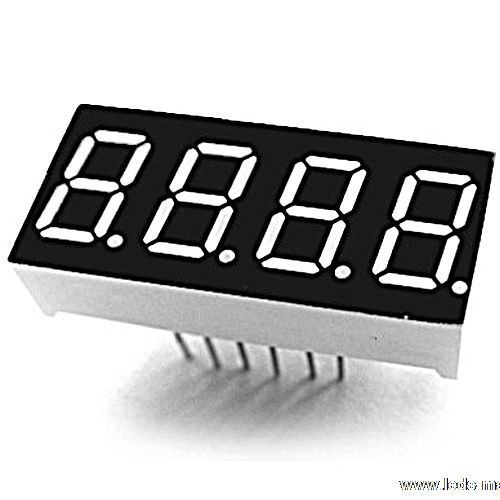 0.36 Quadruple Digit LED Display