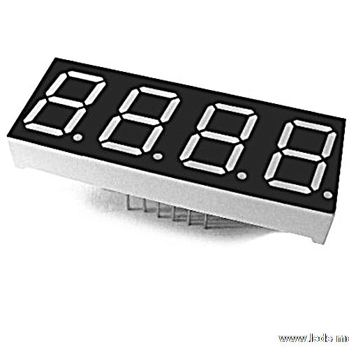 0.40" Quadruple Digit Numeric Displays