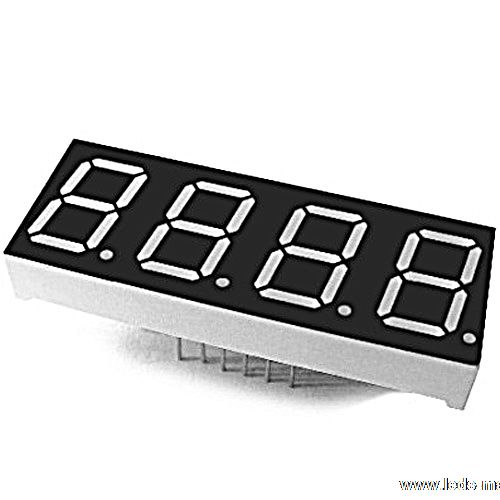 0.52" Quadruple Digit Numeric Displays