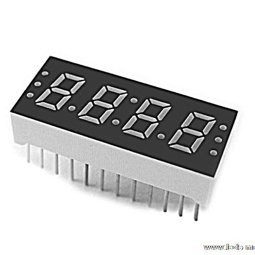 0.30" Quadruple Digit Numeric Displays